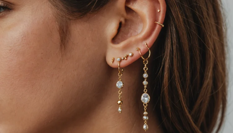 boucle d'oreilles 2eme trou