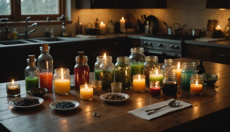 faire des bougies avec des restes