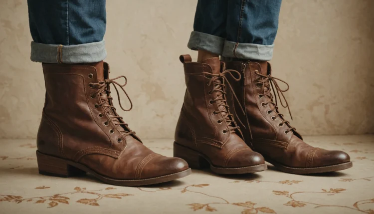 bottines vintage