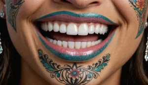 tatouage sur les dents