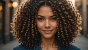 permanente cheveux avant après